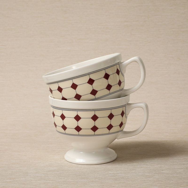 Maison Couleur Diamant No. 10 Bordeaux Dinnerware