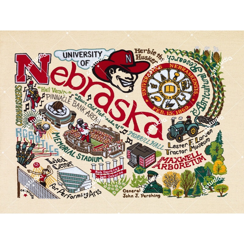Nebraska, University of Collegiate Fine Art Print