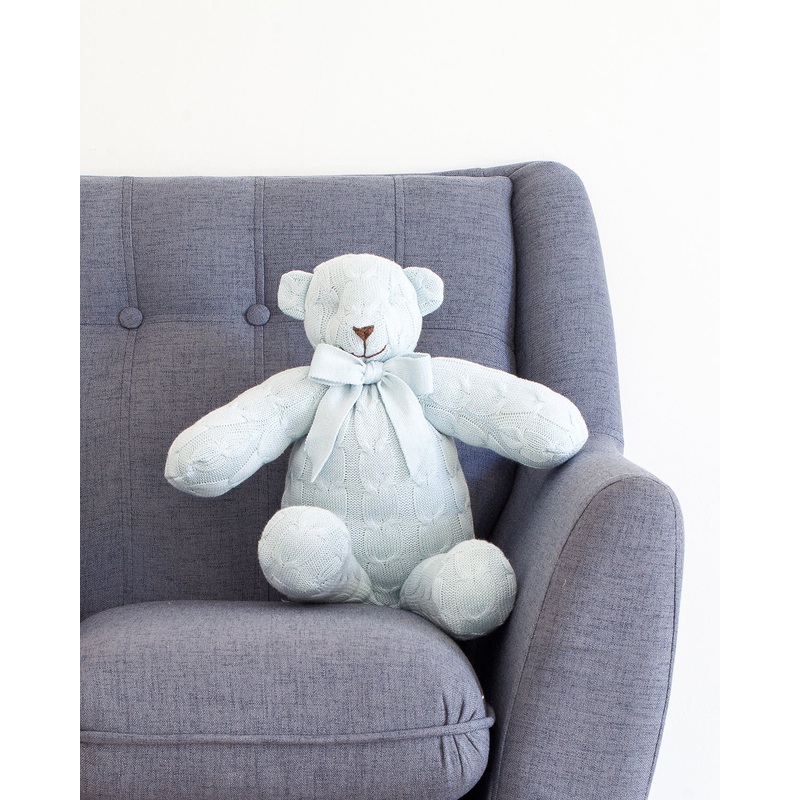 Plush CABLE KNIT TEDDY BEAR Colors