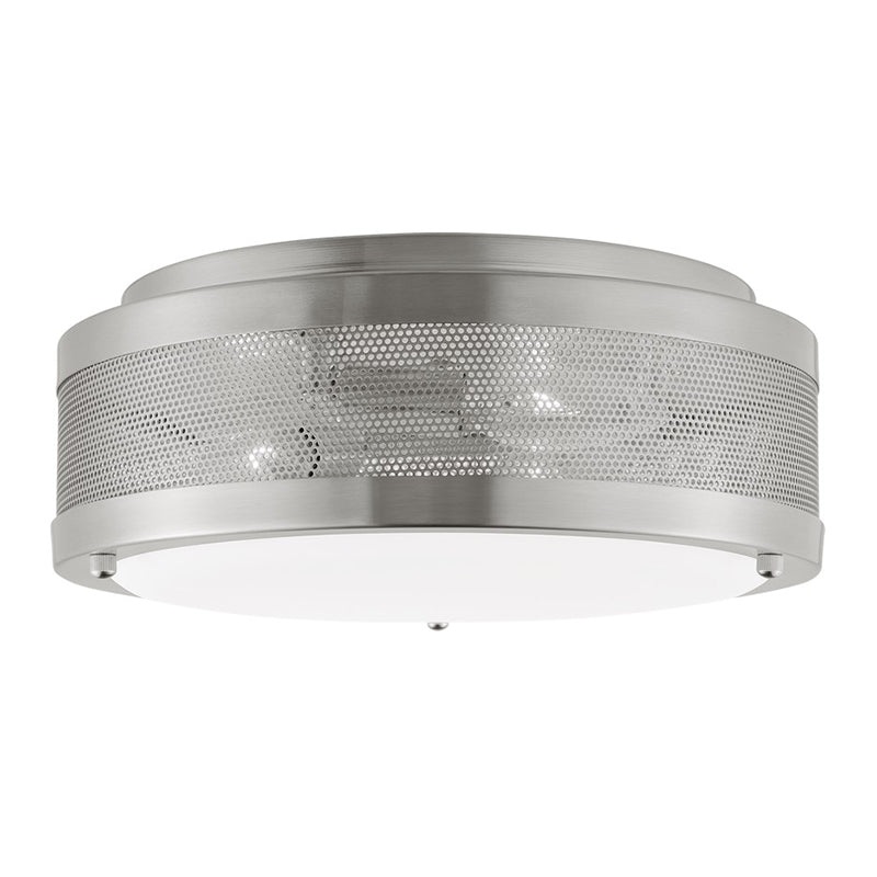 Visual Comfort 7532003EN Vander 3-lt 12″ LED Flush Mount