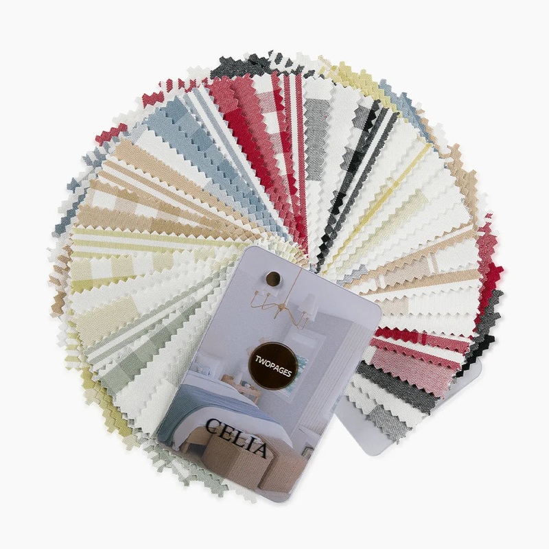 Celia Fabric Booklet Striped Plaid 41 Colors