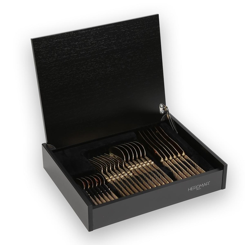Herdmar Sobor 18/0 Gold PVD Wood