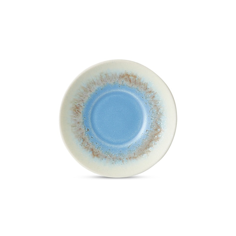 70s Ceramics: Saucer Azure