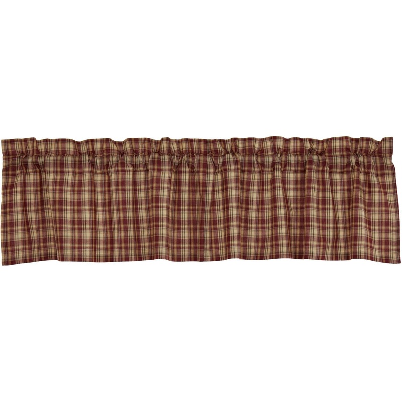 Beckham Plaid Valance 16×72