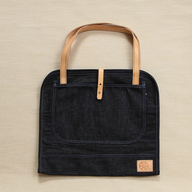 Denim Log Holder