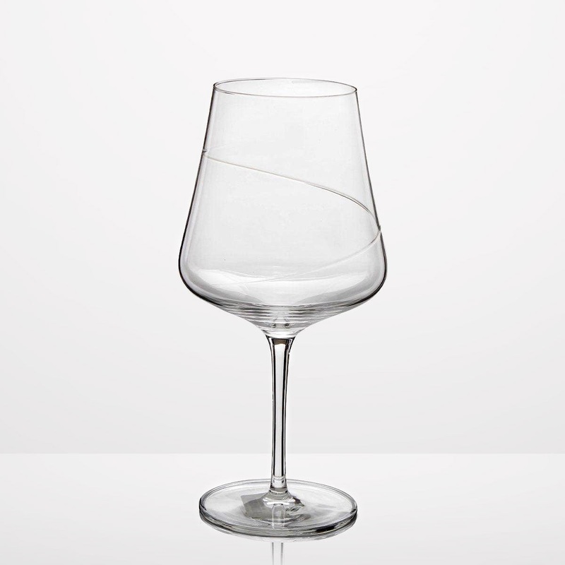 Zwiesel Kristallglas Sz,Burgundy Goblet Transparent Glass Set Of 2