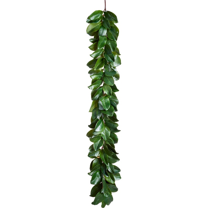 Magnolia Leaf Garland Green