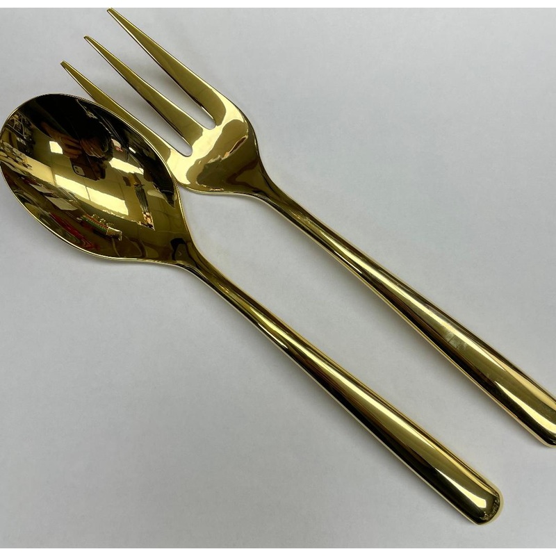 Prestige Cambridge Wiliams Sonoma Soiree Shiny Gold Salad Set