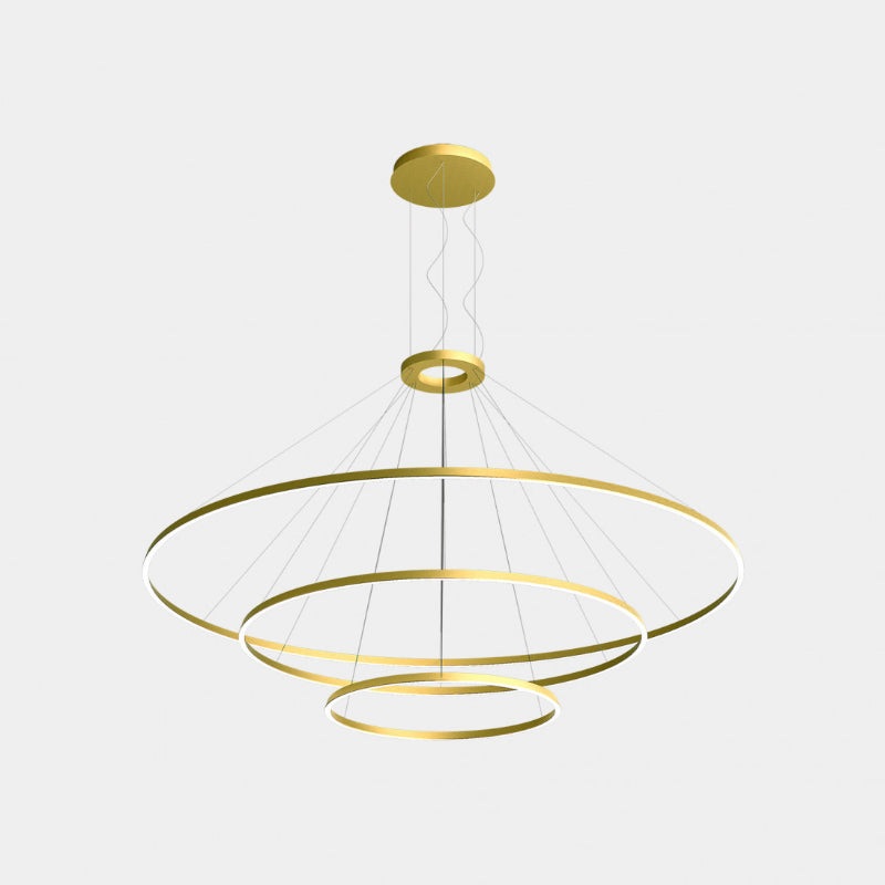 Bover Circular S/3L/200/120/60 3-lt 82″ LED Pendant, Downward Light