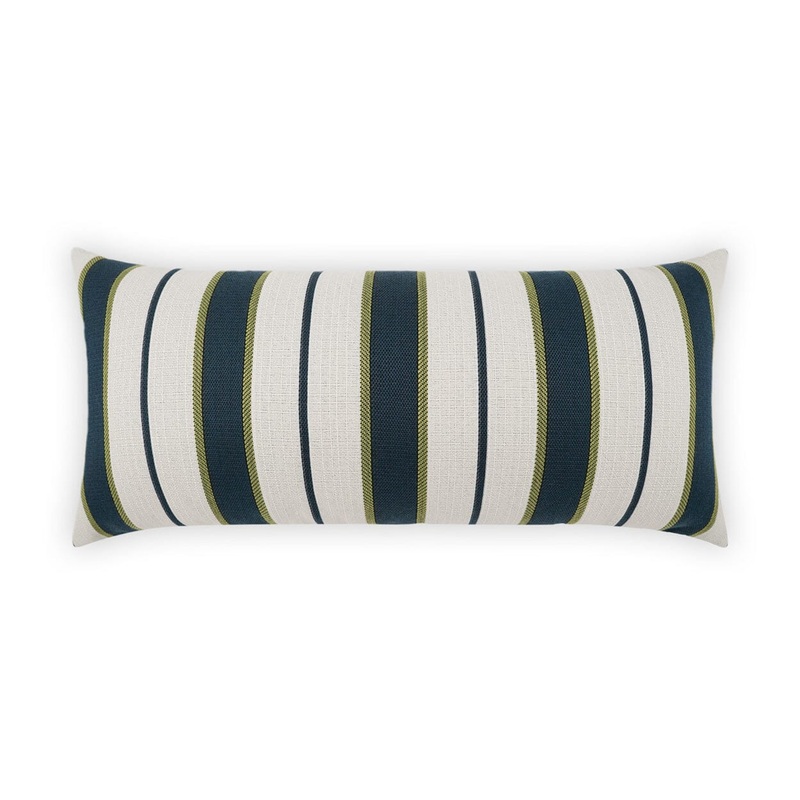 D.V. Kap 12″ x 24″ Outdoor Lumbar Pillow | Blue