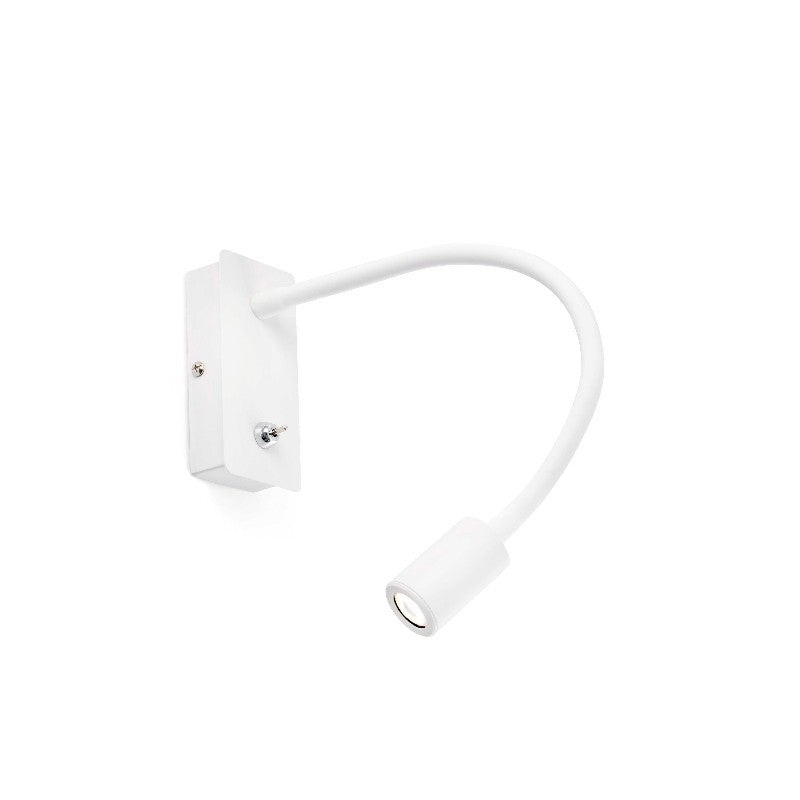 Faro Sami White Reading Wall Lamp
