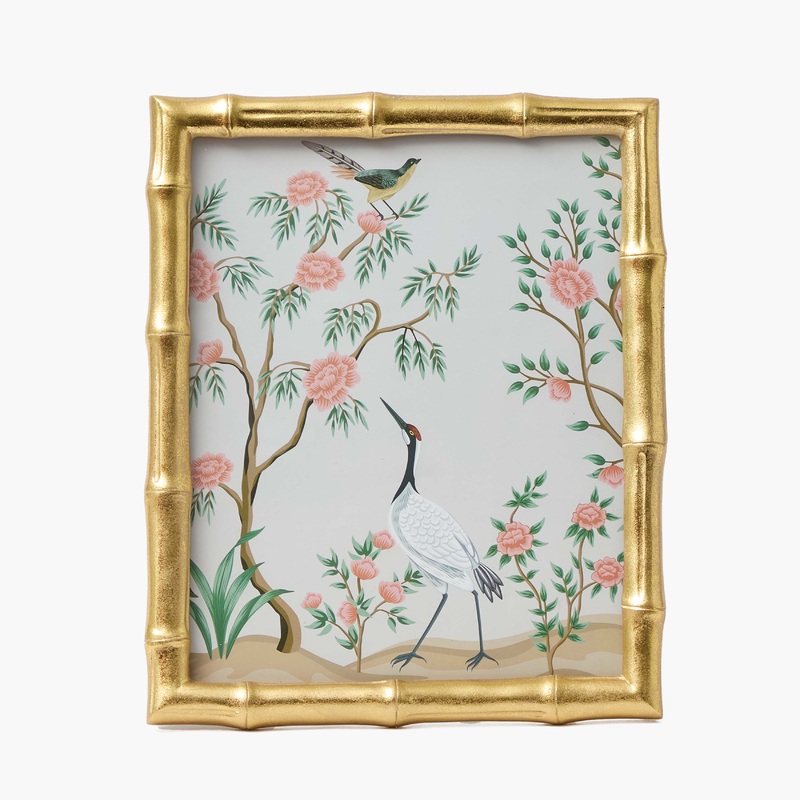 Large Gold Bamboo Photo Frame – 8″x10″