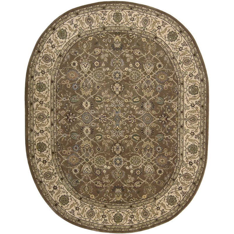 Nourison Nourison 2000 7’6″ x 9’6″ Oval Mushroom Traditional Indoor Rug