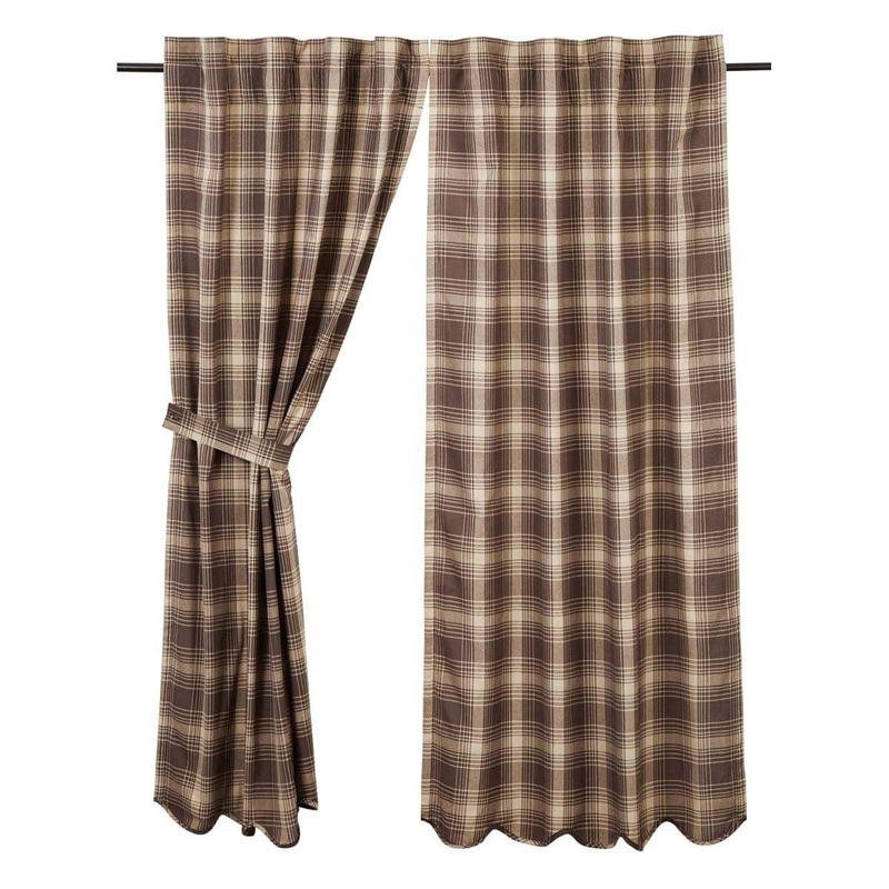 Dawson Star Scalloped Short Panel Set of 2 63×36