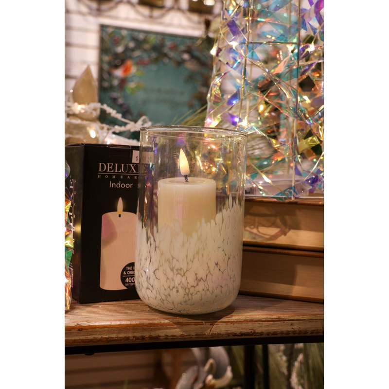Deluxe Cream LED Candle 2×4