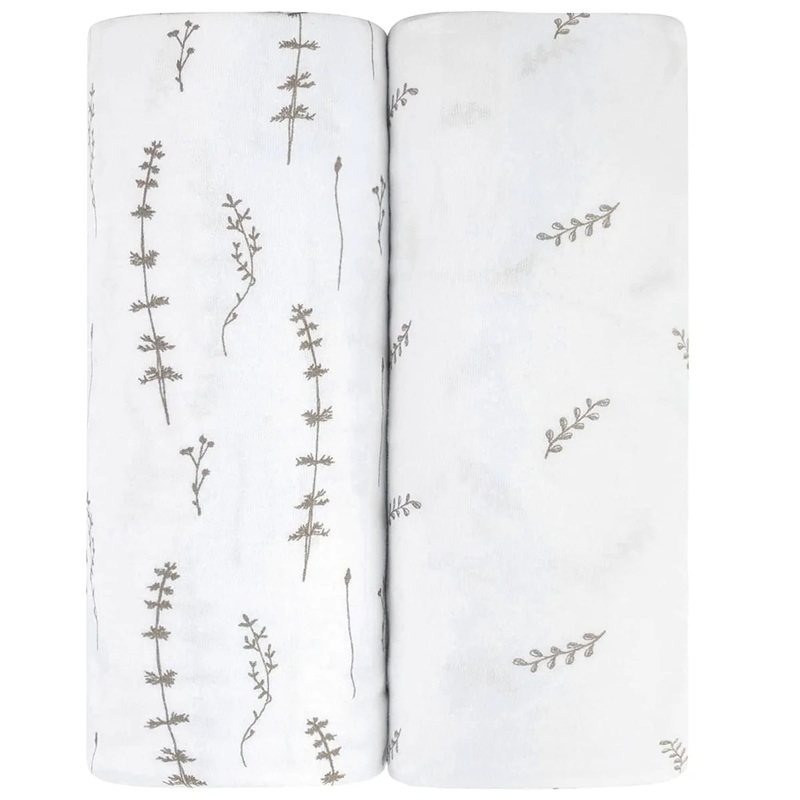 Forest Leaf Crib Sheet Set