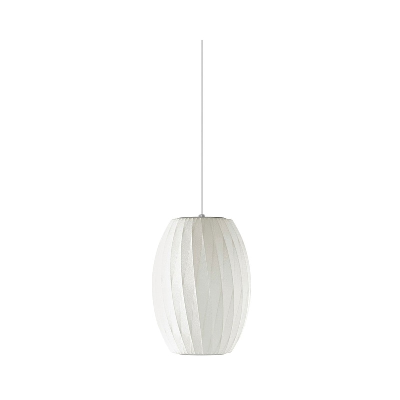Nelson Cigar Crisscross Bubble Pendant Light