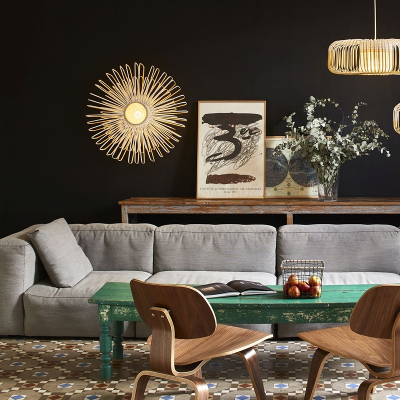 Forestier Bamboo XXL Up & Down Wall Lampshade