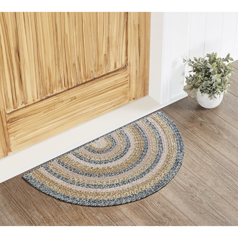 Kaila Jute Half Circle w/ Pad 19.5×36