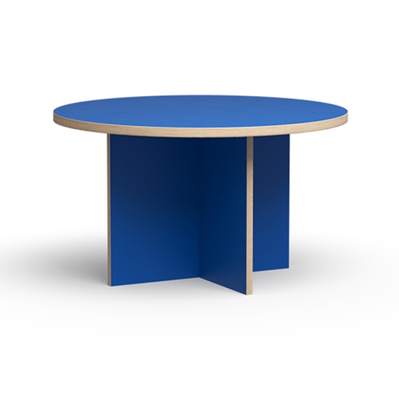 Dining Table Blue Round 130cm