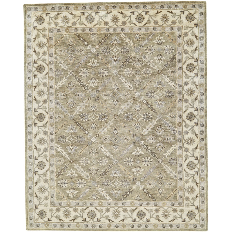 Eaton 8424F Hand Tufted Wool Indoor Area Rug by Feizy Rugs