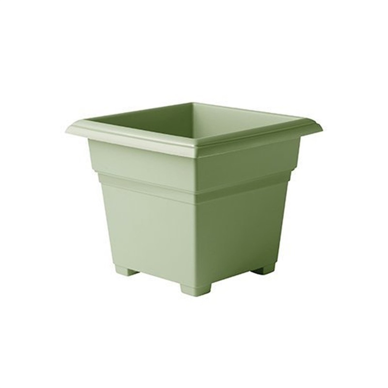 Novelty Countryside Square Tub Planter, Sage 14″