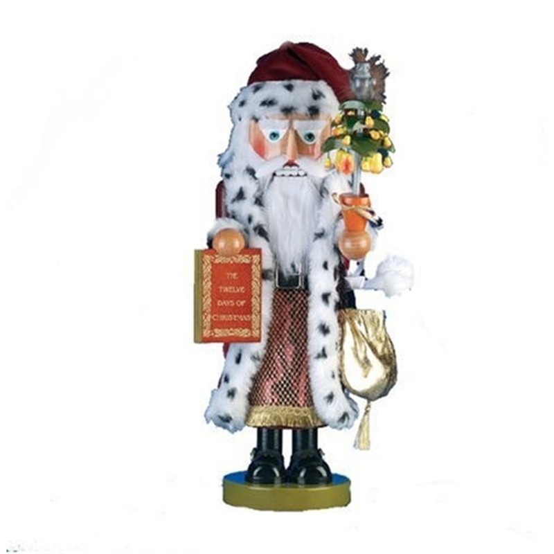 Steinbach Limited Edition Musical “Pear Tree Santa” Nutcracker, 17.5″