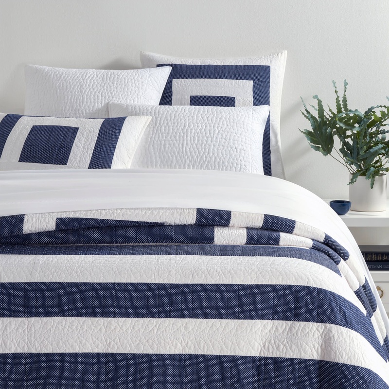 Birch Point Quilt | Navy