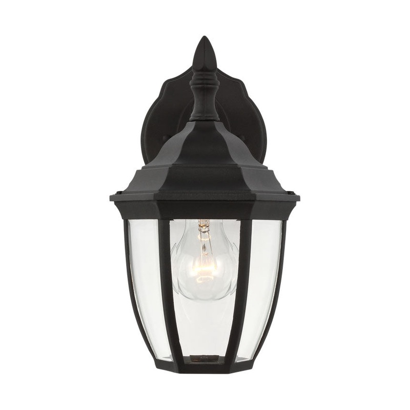 Generation 88936 Bakersville 1-lt 6.5″ Outdoor Wall Lantern, Clear Beveled Glass