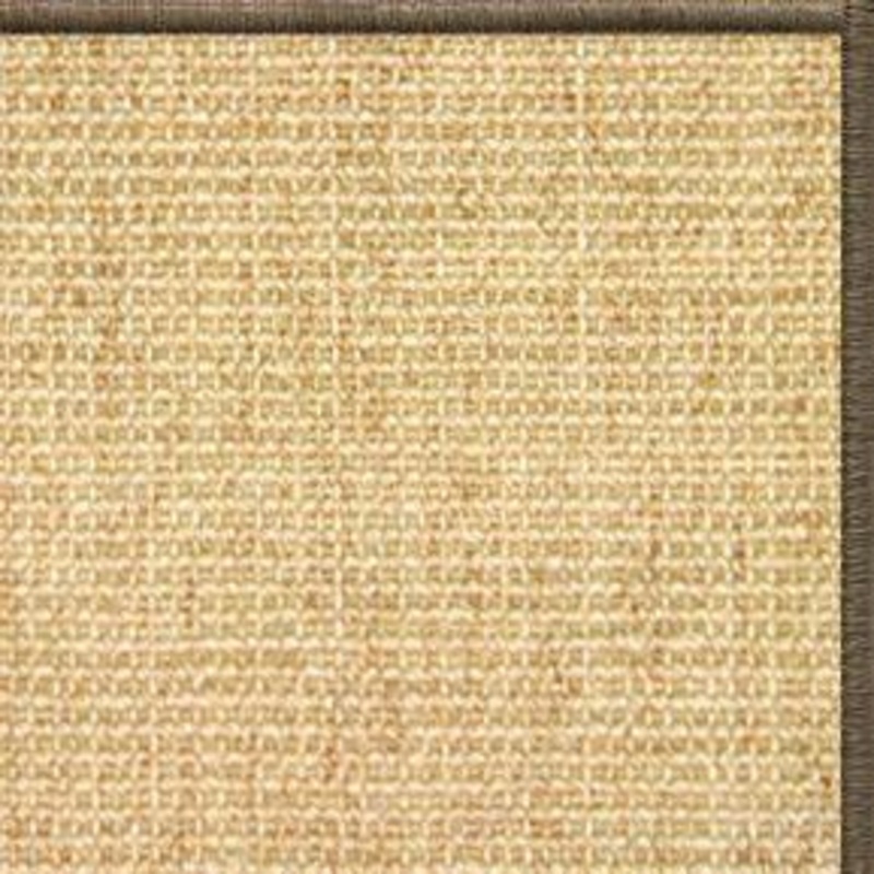 Sand Sisal Rug with Serged Border (Color 29024)