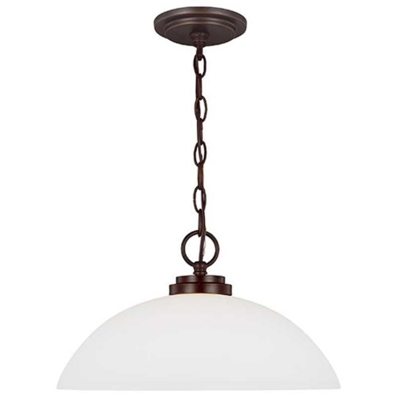 Generation 65160EN3 Oslo 1-lt 16″ LED Pendant