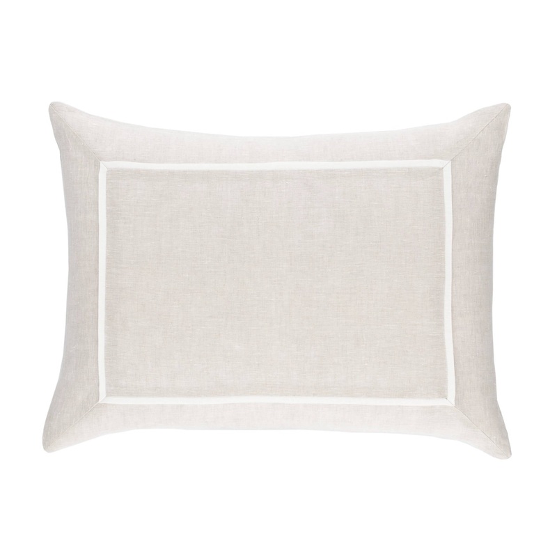 Keaton Linen Sham | Natural
