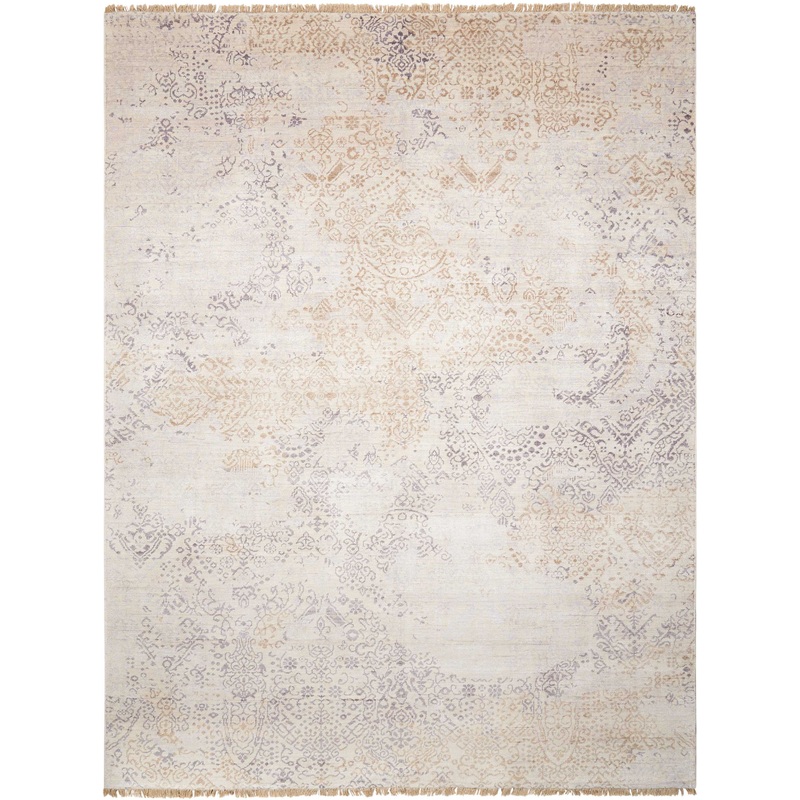 Nourison Aldora 5’6″ x 8′ Opal Vintage Indoor Rug