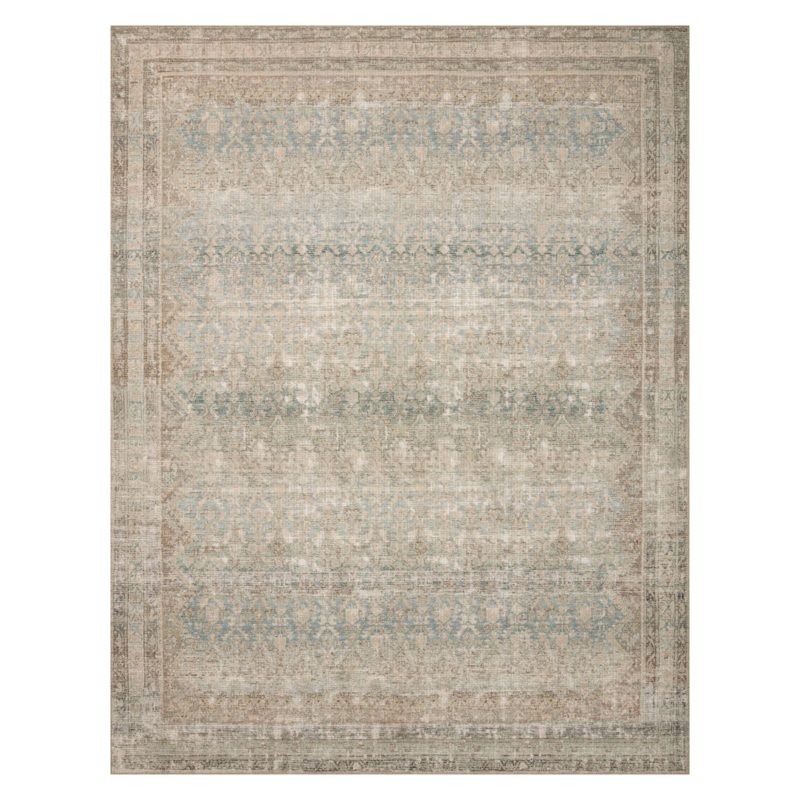Angela Rose x Loloi Aubrey Jade/ Natural Rug