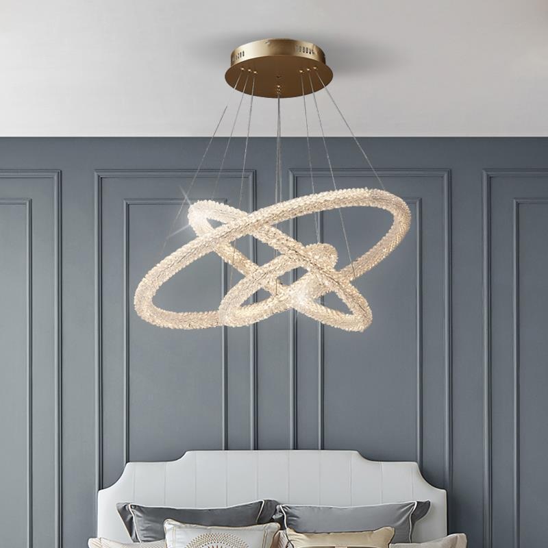 Celebrity Ring Crystal Chandelier Lamp