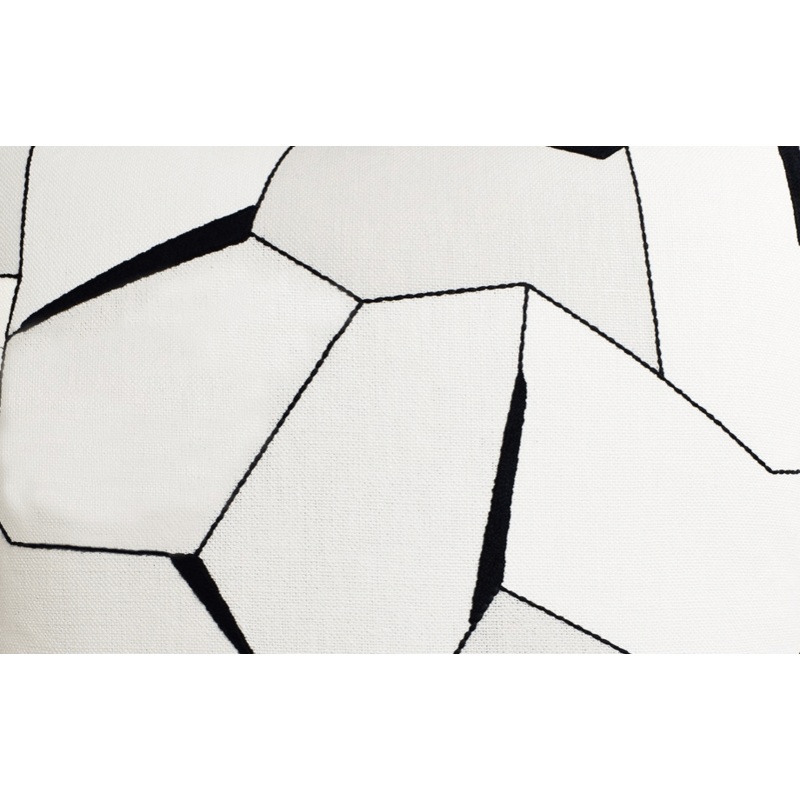 Charcoal Divergent Lumbar Pillow