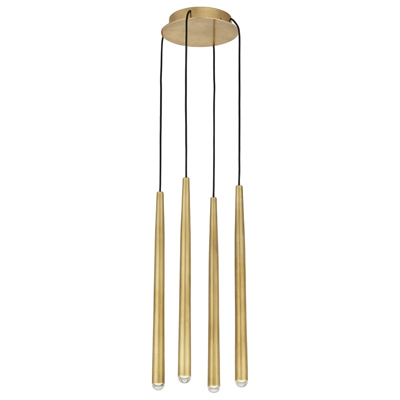 Visual Comfort 700TRSPPYL4 Pylon 4-lt 9″ LED Chandelier