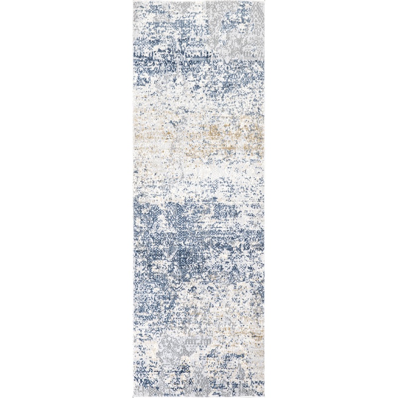 Abstract Jungle Rug | Blue