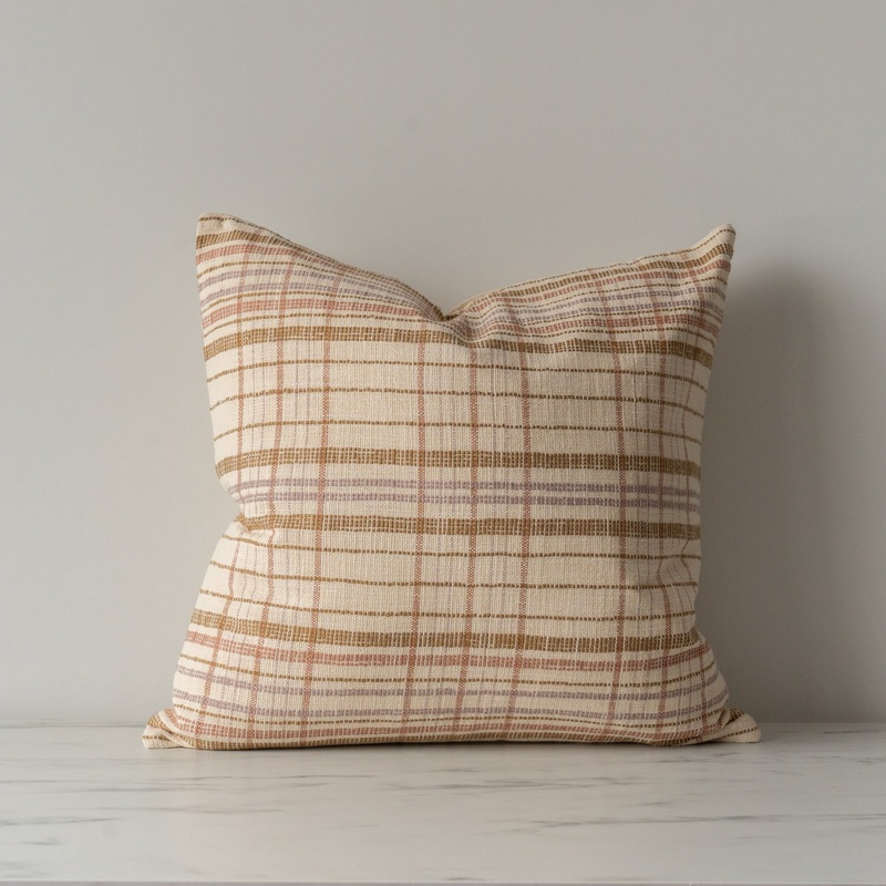 Amber Lewis x Loloi Avalon Wheat Pillow