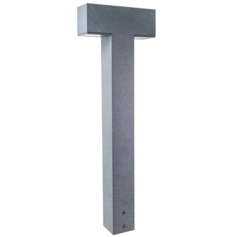 Focus Industries PL27LG2 24″ Tall LED Cube Path Light, Double Head