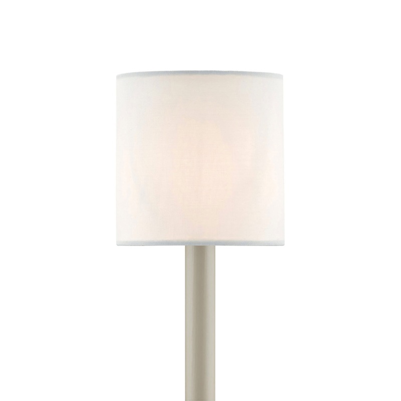 White Cotton Chandelier Shade