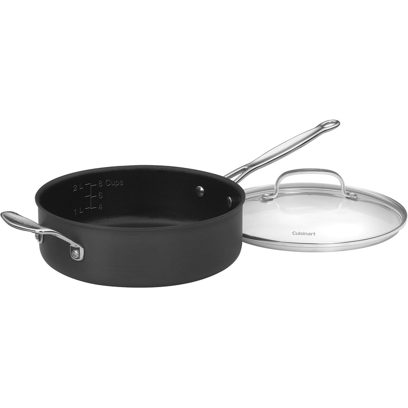 Cuisinart Chef’s Classic Nonstick Hard Anodized 3.5 Quart Saut Pan