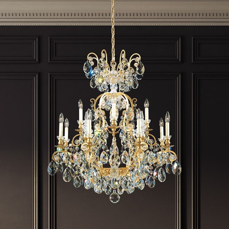 Schonbek 3772 Renaissance 13-lt 32″ Chandelier