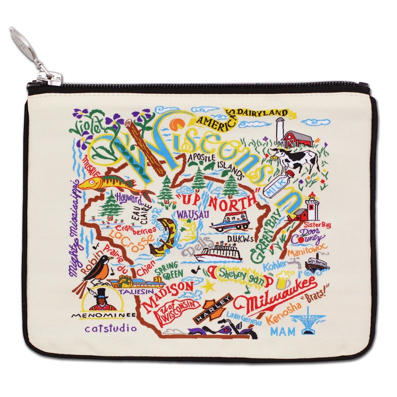 Wisconsin Zip Pouch – Natural
