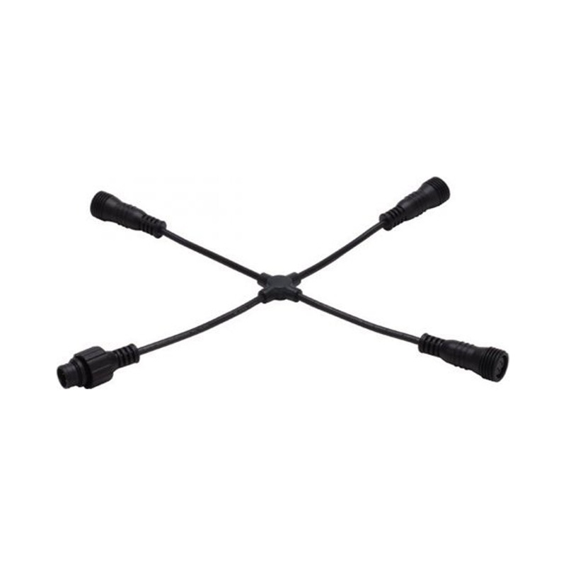 InvisiLED Outdoor 4 Way “X” Connector