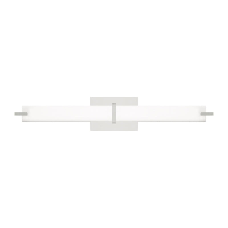 Visual Comfort 700BCMETY Metro 26″ LED Bath Bar Light, White Acrylic