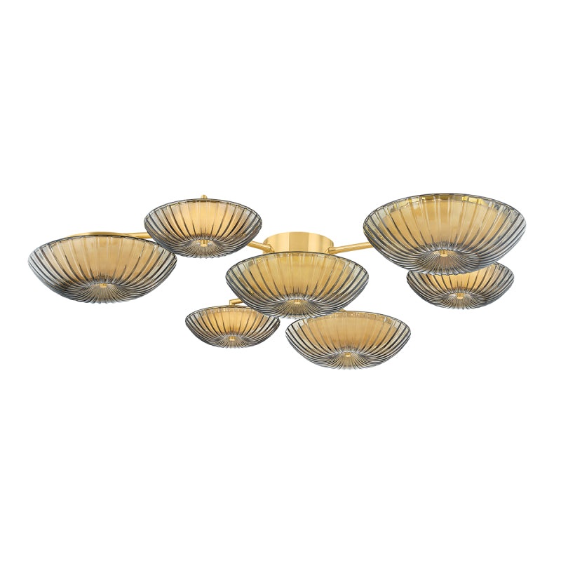 Corbett 512-52 Birmingham 7-lt 52″ LED Semi Flush Mount