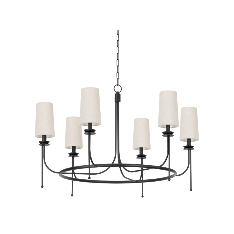 Troy F1240 Calder 6-lt 40″ Chandelier