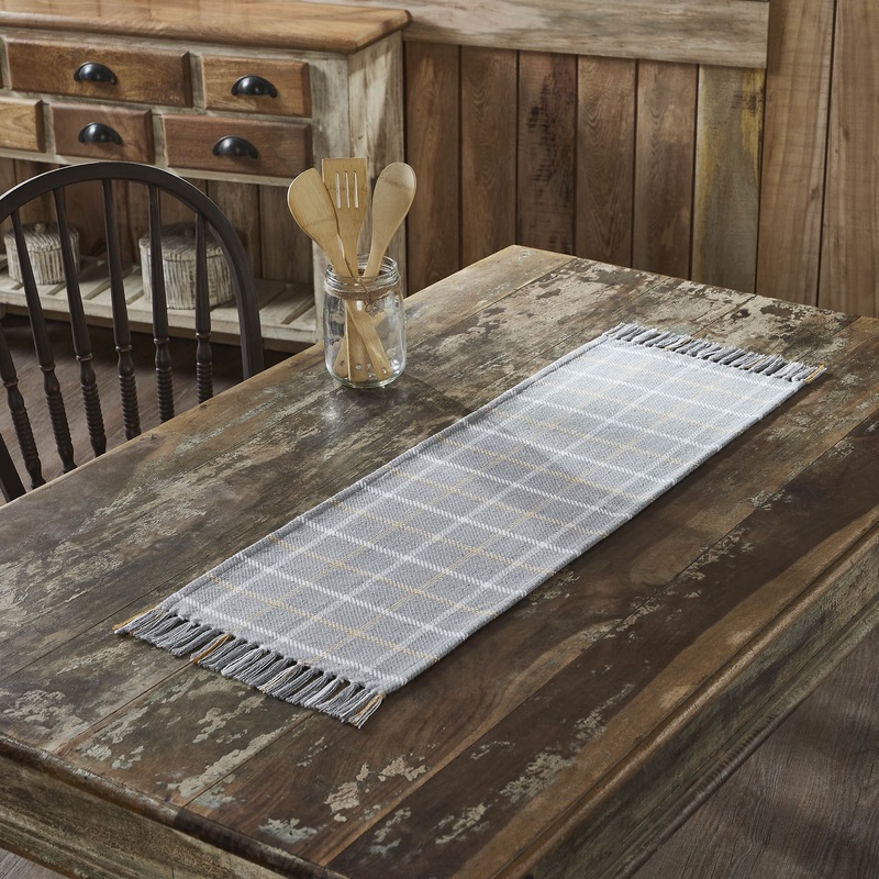 Harvest Blessings Woven Plaid Runner 12×36