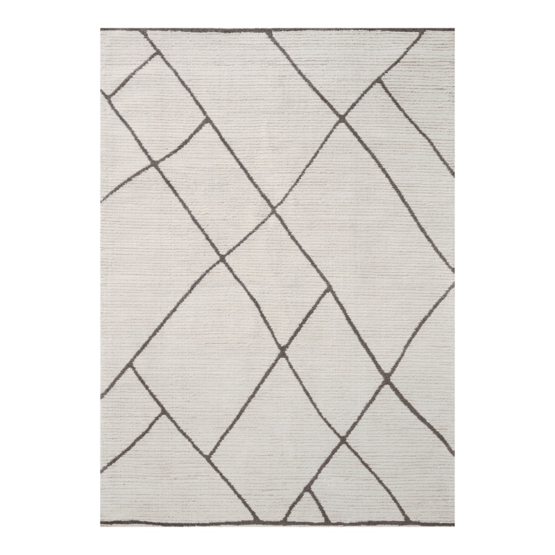 Magnolia Home by Joanna Gaines x Loloi Logan Ivory / Charcoal Rug